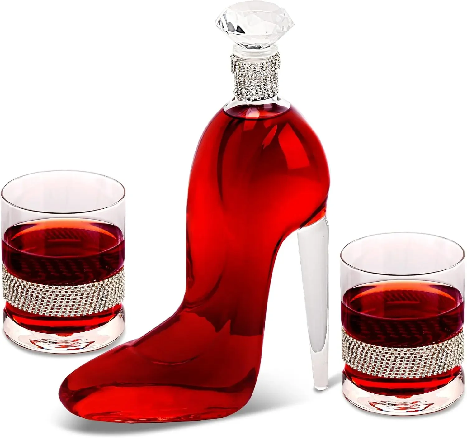 Glass Decanter Whiskey - High-Heeled Shoes Shape Whiskey Decanter Designed