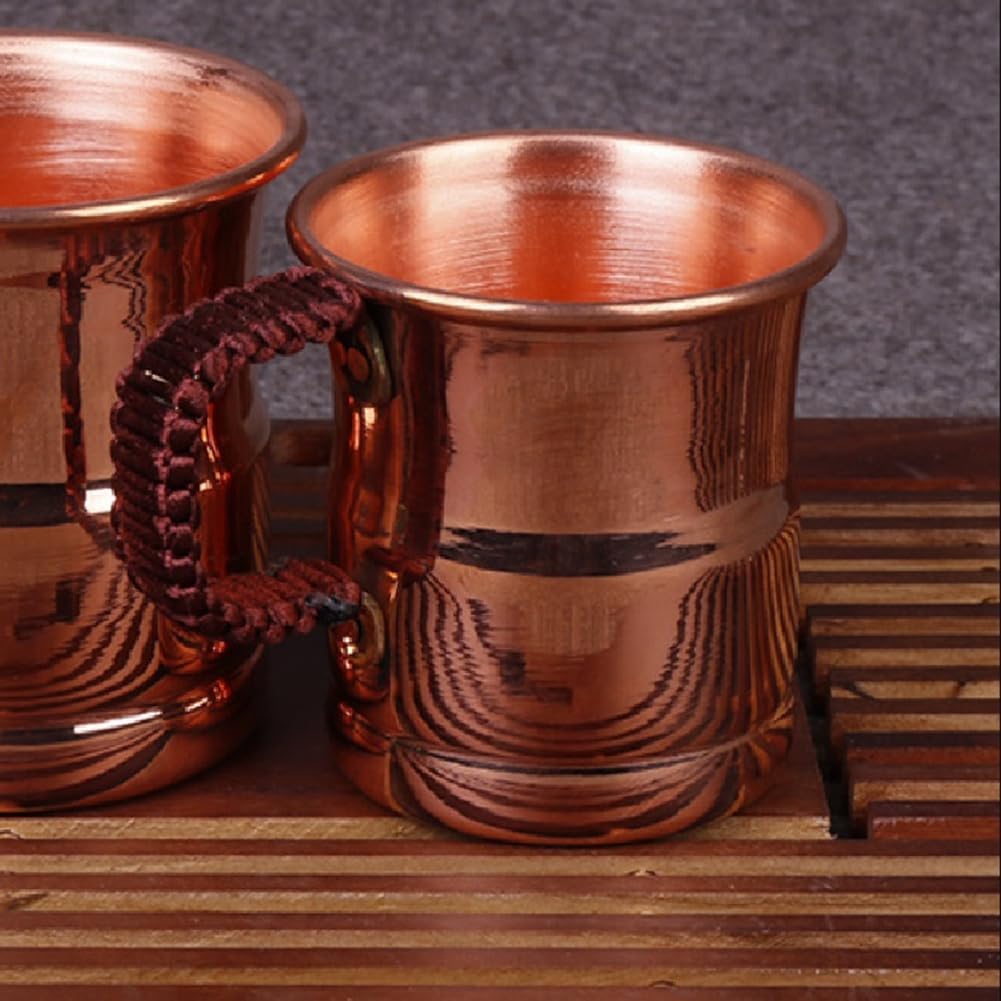 Copper Cocktail Mug - 400ml Pure Copper Beer Mug with