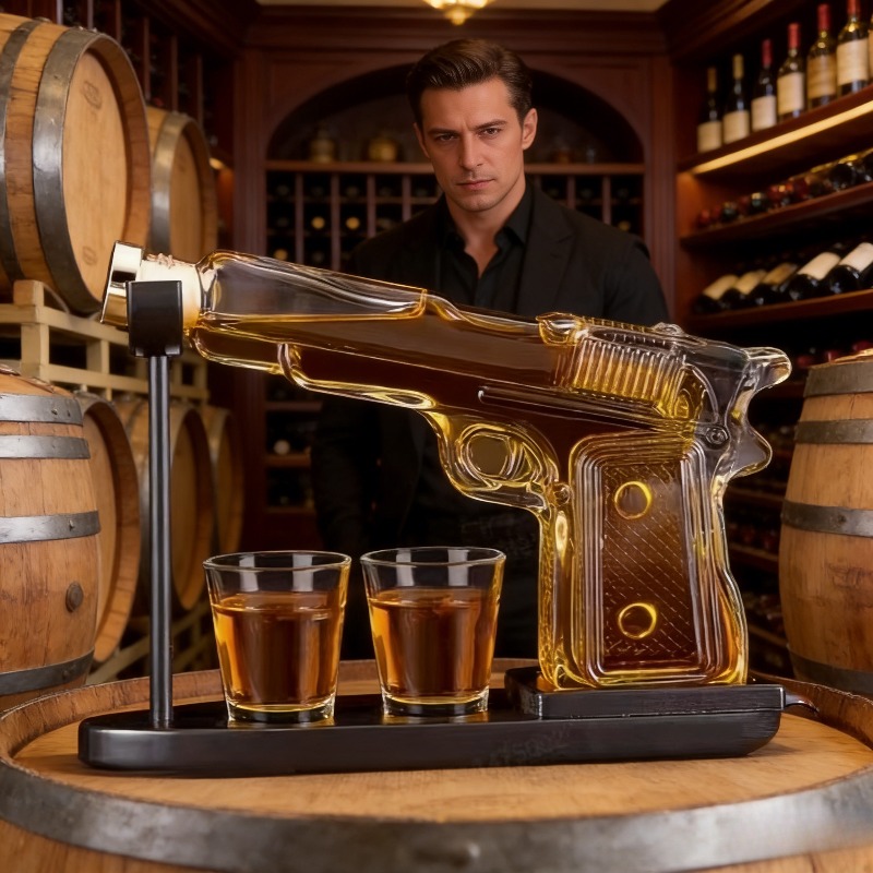 Sandhawk Glass Pistol Decanter - Glass Decanter Whiskey 리뷰 및 가격