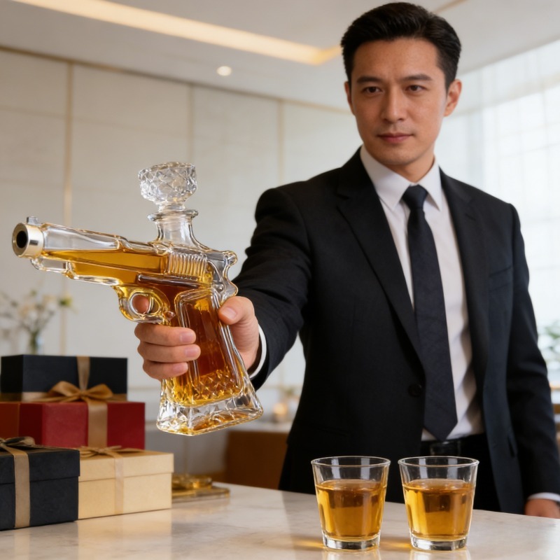 Sandhawk Glass Pistol Decanter - Glass Decanter Whiskey 리뷰 및 가격