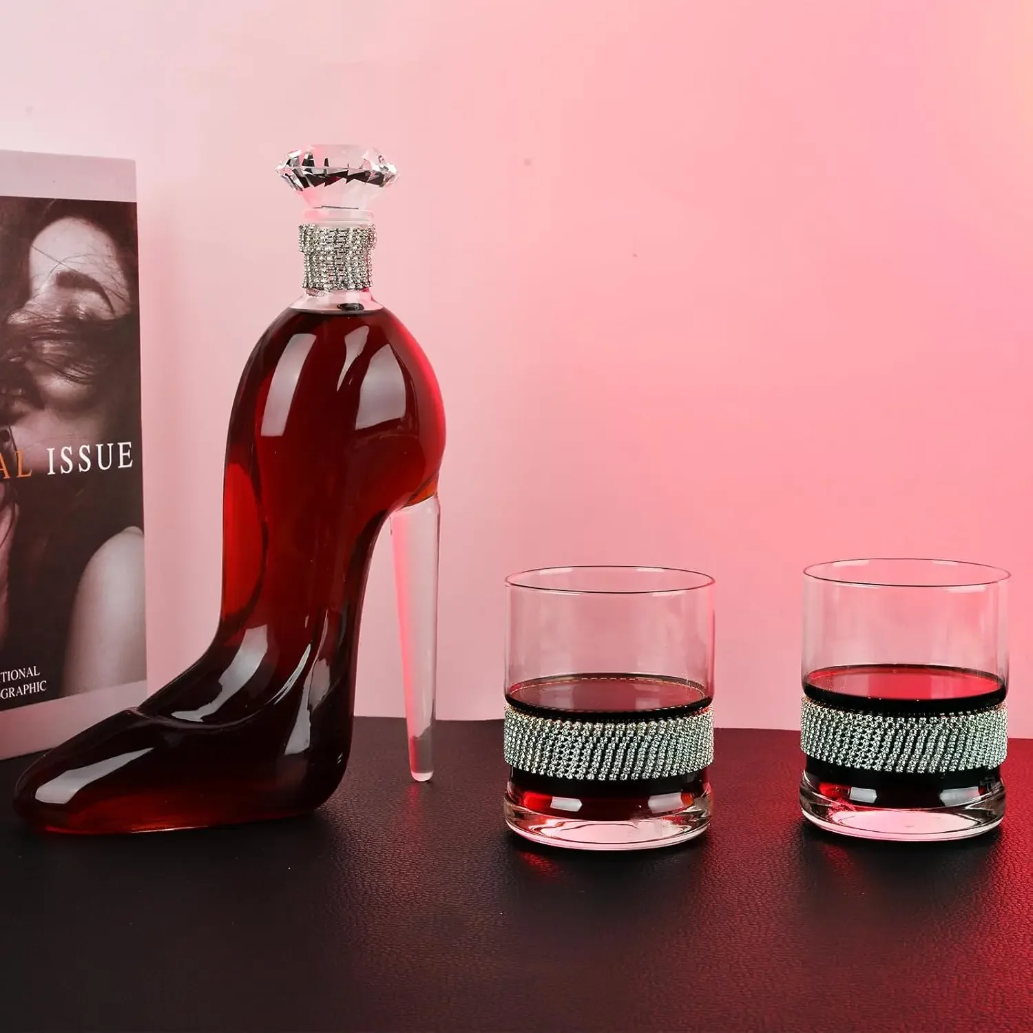 High-Heeled Shoes Shape Whiske - Glass Decanter Whiskey 리뷰 및 가격