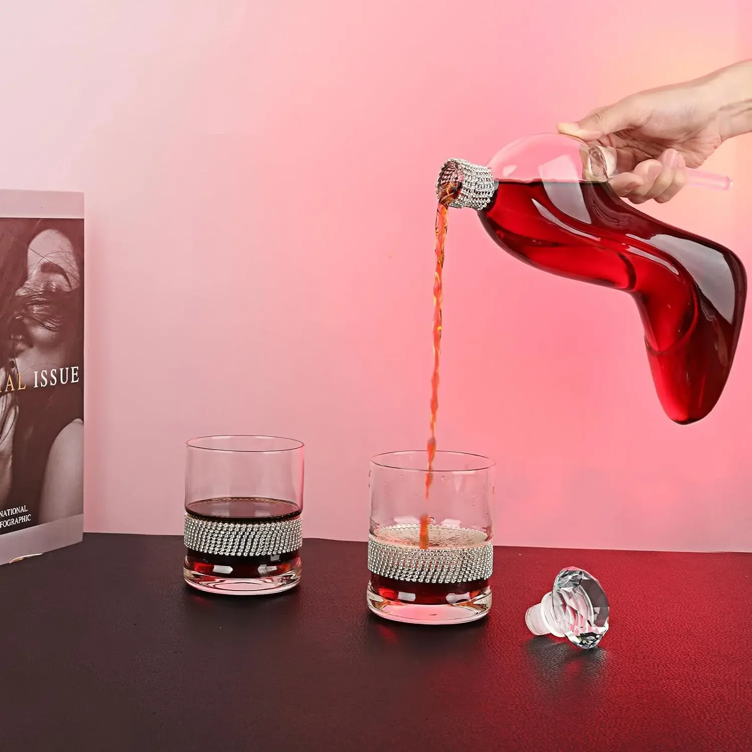 High-Heeled Shoes Shape Whiske - Glass Decanter Whiskey 리뷰 및 가격