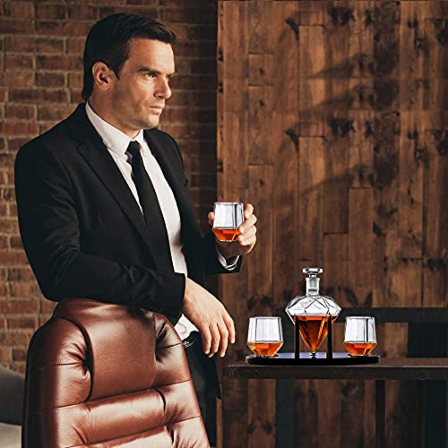 Whiskey Decanter Diamond shape - Glass Decanter Whiskey 리뷰 및 가격