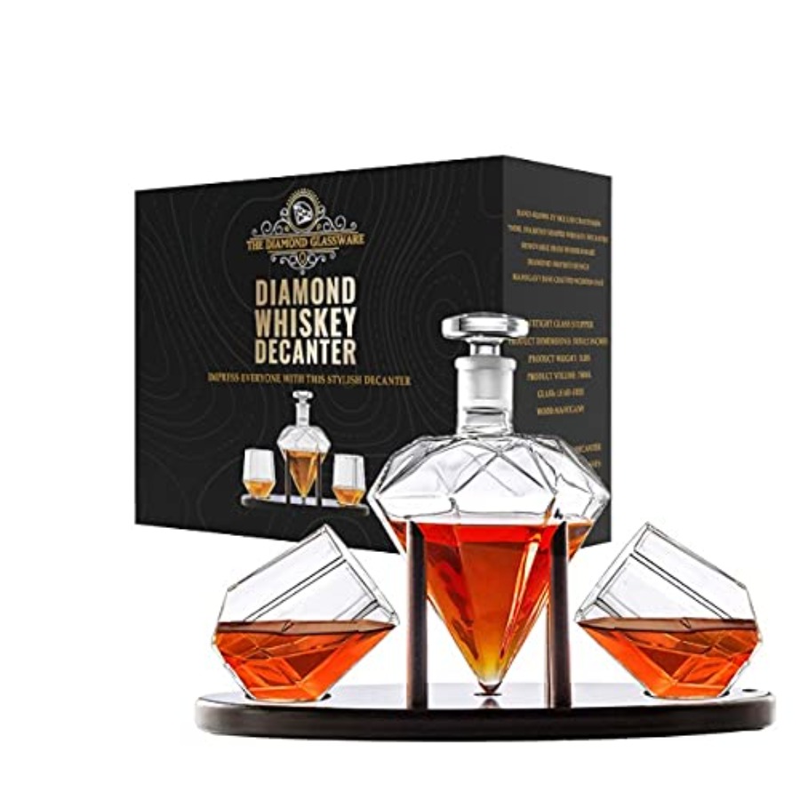 Whiskey Decanter Diamond shape - Glass Decanter Whiskey 리뷰 및 가격