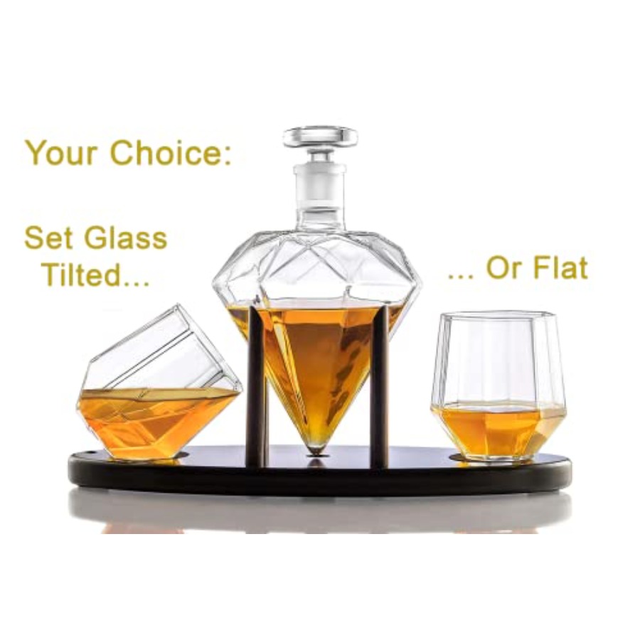 Whiskey Decanter Diamond shape - Glass Decanter Whiskey 리뷰 및 가격