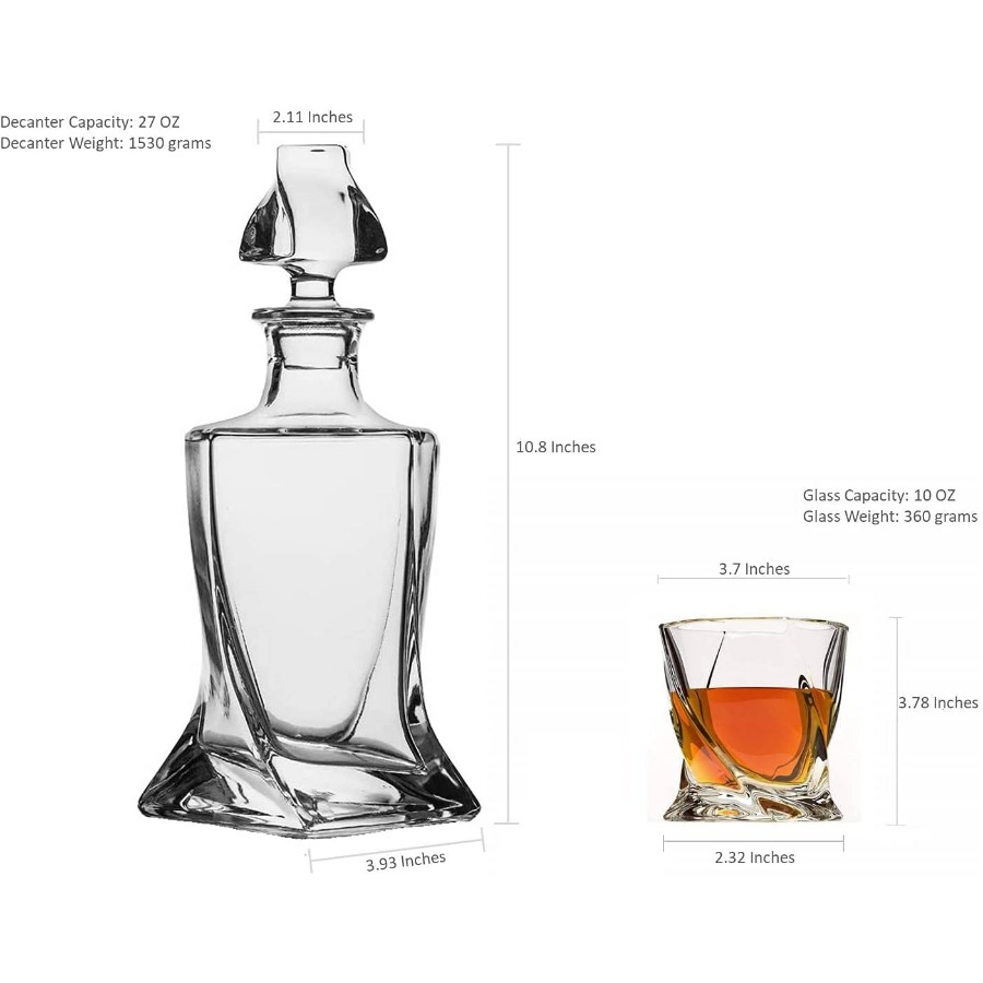 LeadFree Crystal Glass Whiskey - Glass Decanter Whiskey 리뷰 및 가격