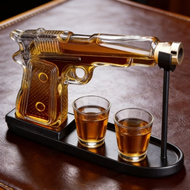 Pistol Shape Whiskey Decanter  - Glass Decanter Whiskey 리뷰 및 가격