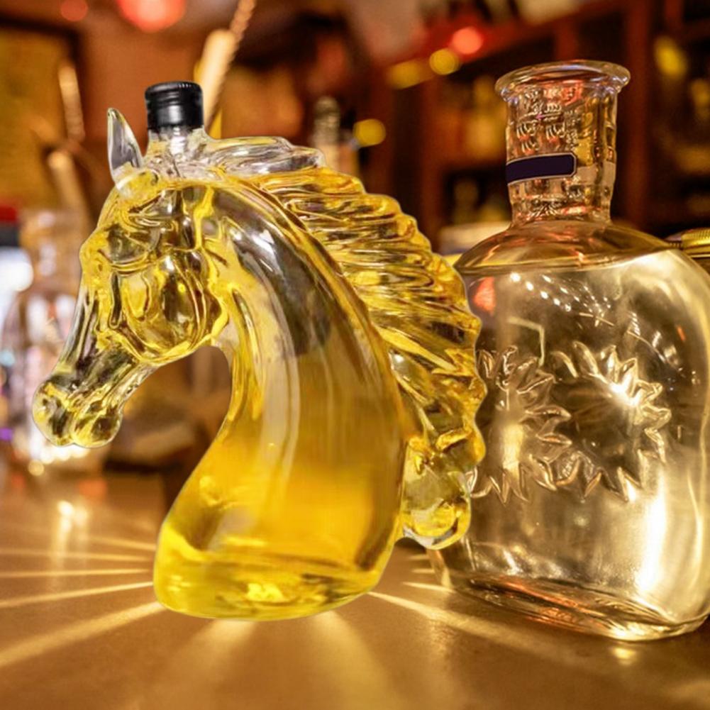 Whiskey Bottle Engraved Horse  - Glass Decanter Whiskey 리뷰 및 가격