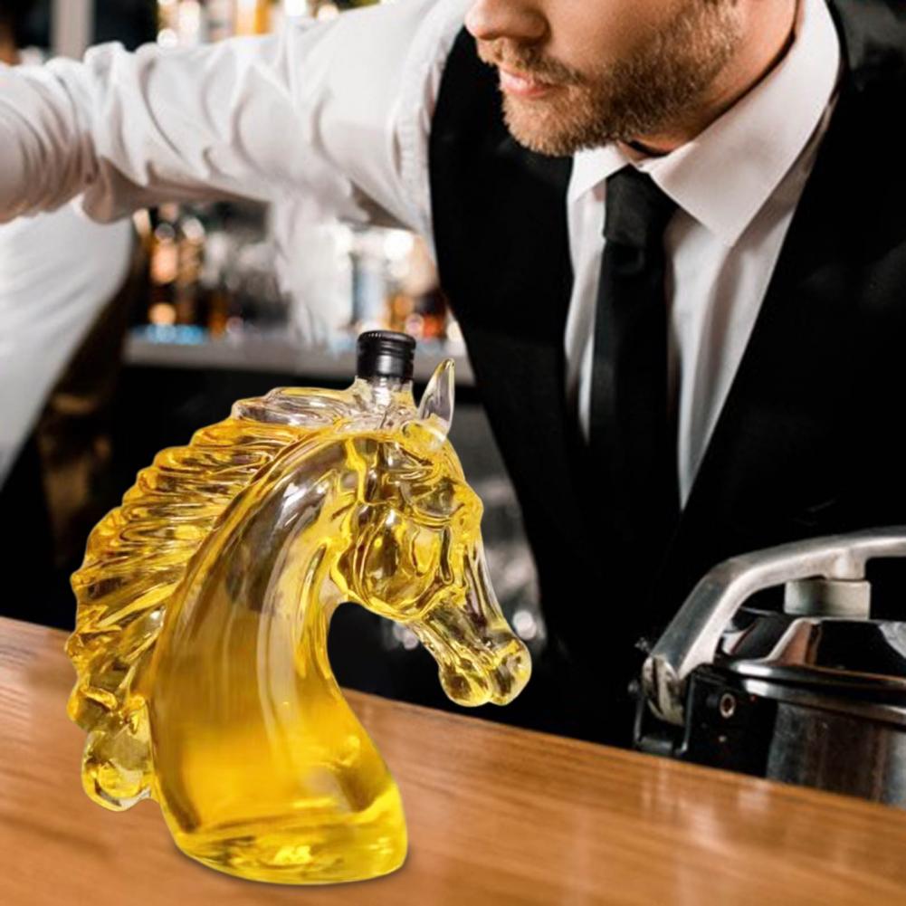 Whiskey Bottle Engraved Horse  - Glass Decanter Whiskey 리뷰 및 가격