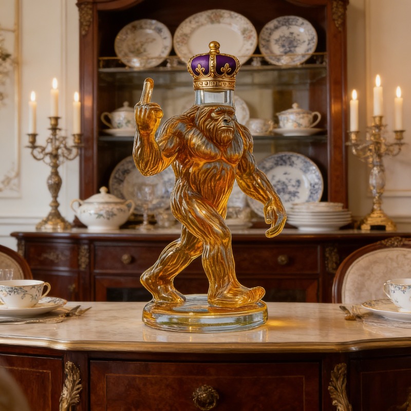 Funny Bigfoot Crown Whiskey De - Glass Decanter Whiskey 리뷰 및 가격