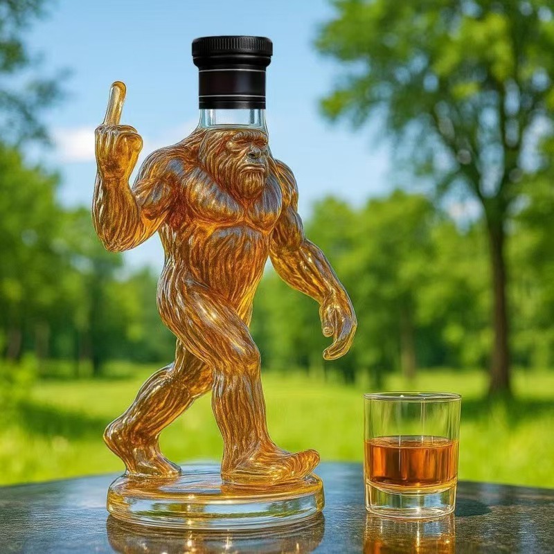 Funny Bigfoot Crown Whiskey De - Glass Decanter Whiskey 리뷰 및 가격