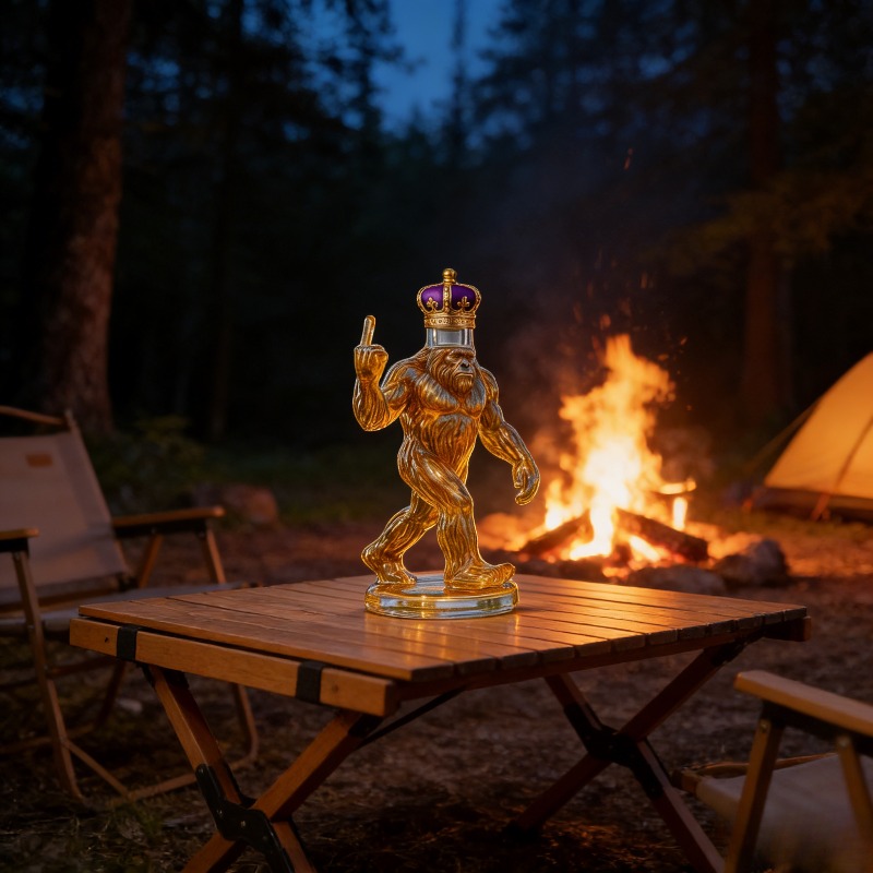 Funny Bigfoot Crown Whiskey De - Glass Decanter Whiskey 리뷰 및 가격