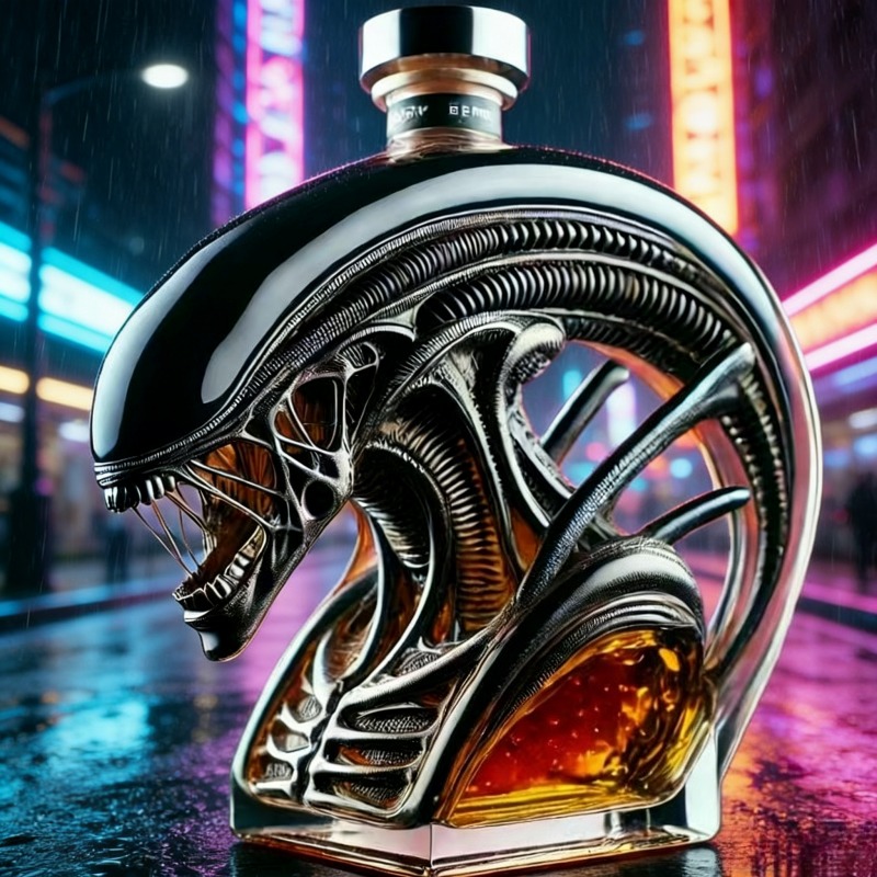 Alien Xenomorph Shaped Whiskey - Glass Decanter Whiskey 리뷰 및 가격