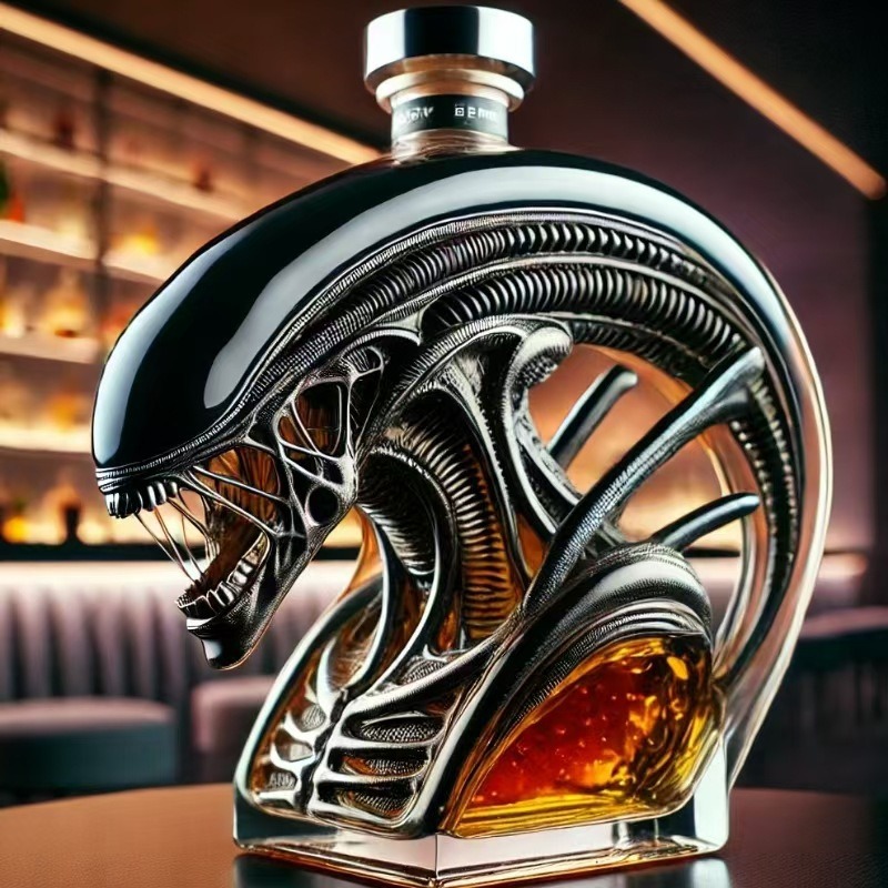 Alien Xenomorph Shaped Whiskey - Glass Decanter Whiskey 리뷰 및 가격