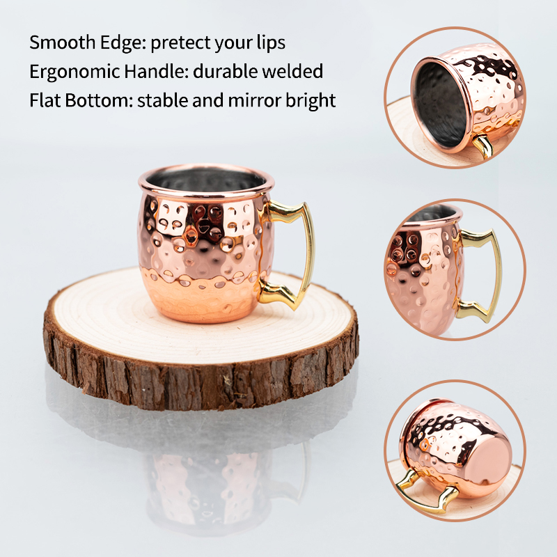 4Pcs 6Pcs 60ml Stainless Steel - Copper Cocktail Mug 리뷰 및 가격