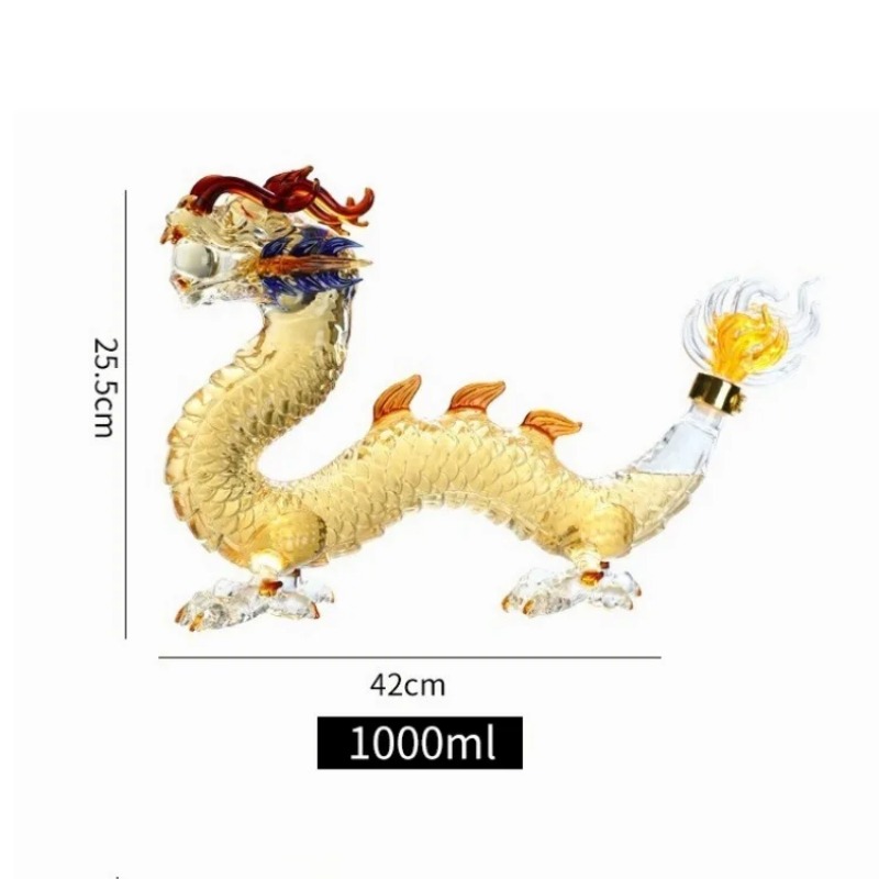 Dragon shaped Chinese Zodiac w - Glass Decanter Whiskey 리뷰 및 가격