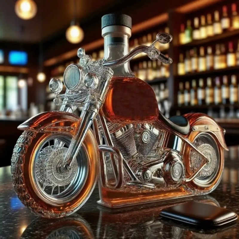 Motorcycle Style Whisky Decant - Glass Decanter Whiskey 리뷰 및 가격