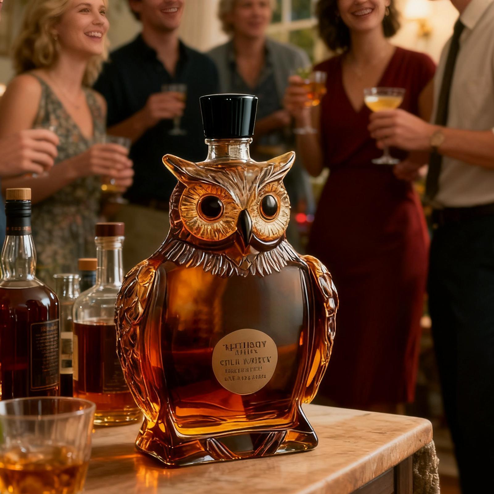 Owl Shape Home Bar Decanter 35 - Glass Decanter Whiskey 리뷰 및 가격