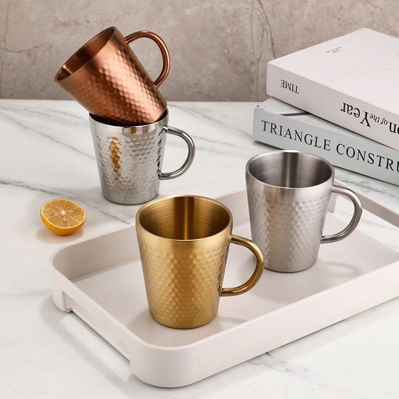 New Double Wall Steel Coffee C - Copper Cocktail Mug 리뷰 및 가격