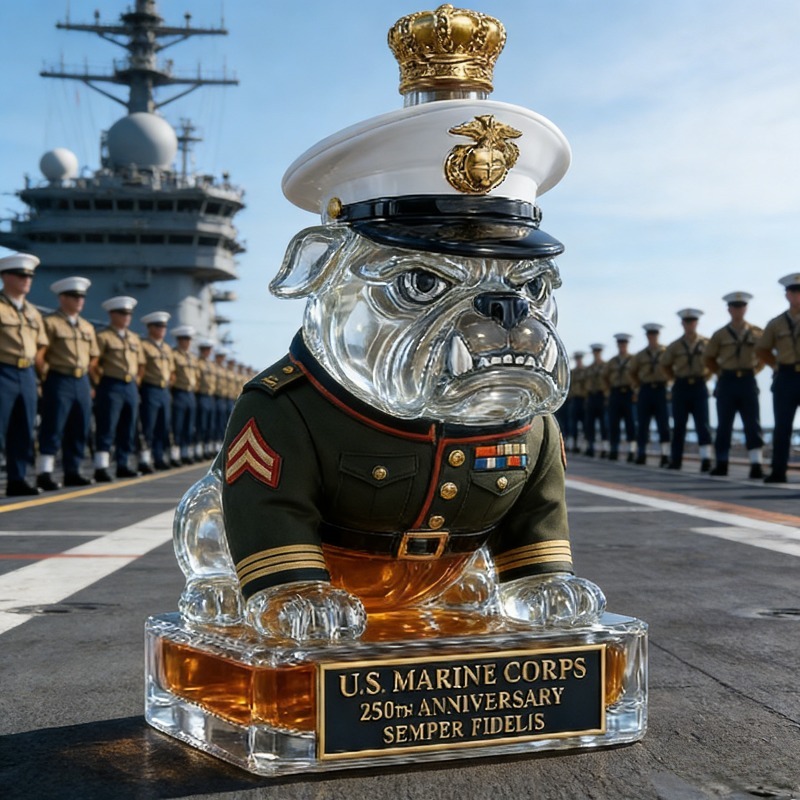 U.S. Marine Corps Bulldog Whis - Glass Decanter Whiskey 리뷰 및 가격