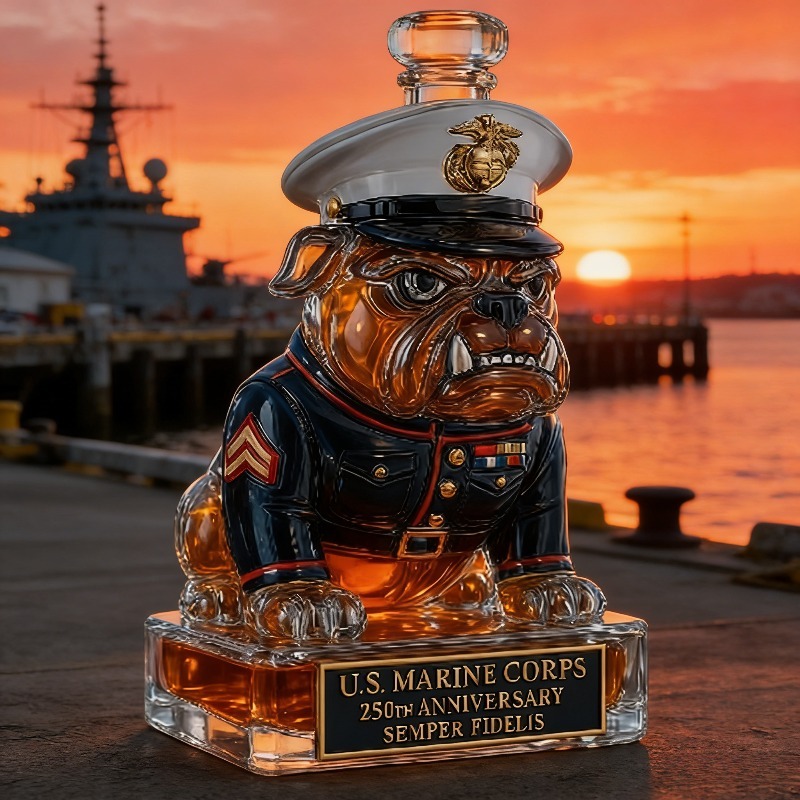 U.S. Marine Corps Bulldog Whis - Glass Decanter Whiskey 리뷰 및 가격